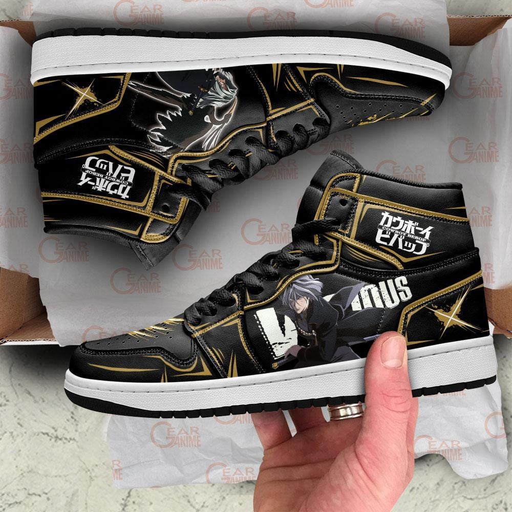 Vicious JD1s Sneakers Anime Cowboy Beebop Shoes, Air Jordan Hightop