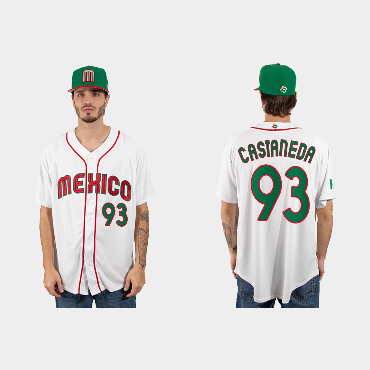 Victor Castaneda Mexico 2023 World Classic Jersey - White