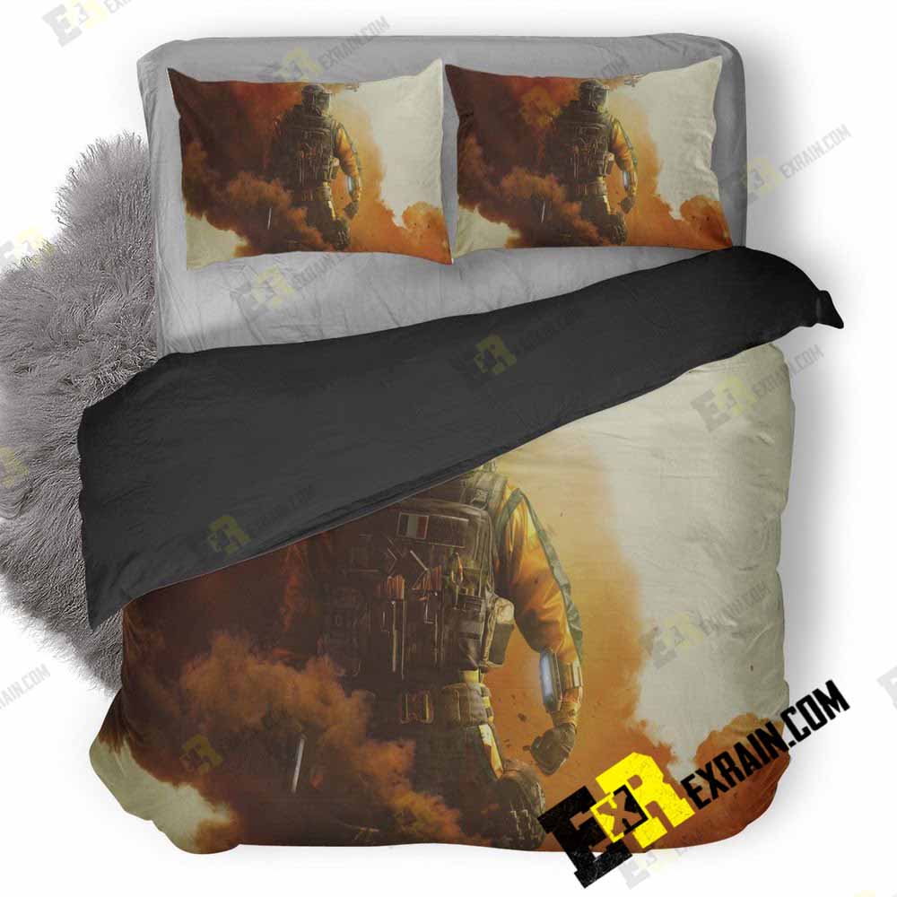 Video Game Tom Clancys Rainbow Six Siege Jt 3D Customized Duvet Cover Bedding Set