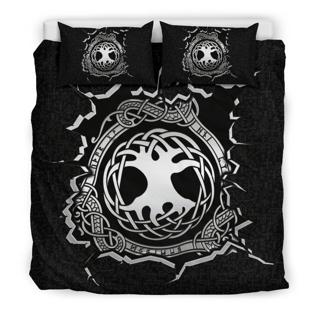 Viking Tree Of Life 3D Customized Duvet Cover Bedding Set