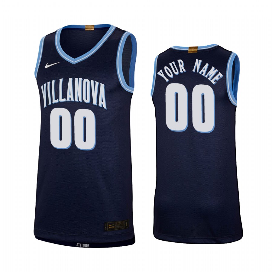 Villanova Wildcats Custom Navy Limited College Baketball Jersey