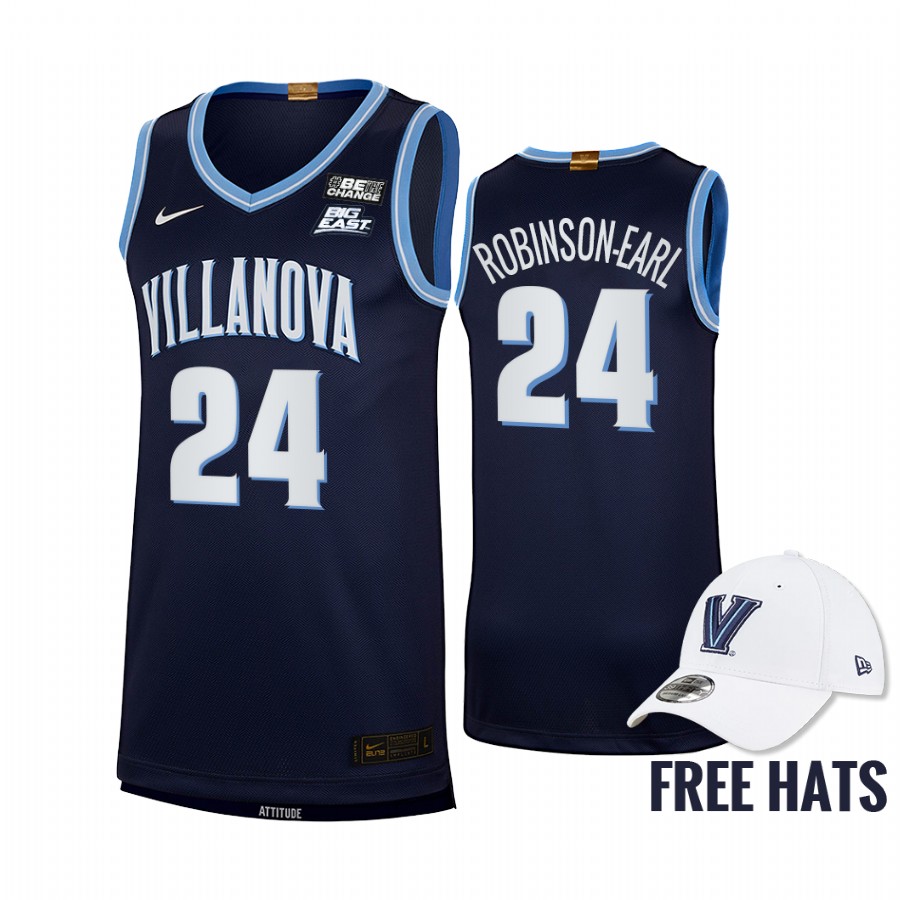 Villanova Wildcats Jeremiah Robinson-Earl Jersey Elite Navy NBA Alumni Uniform