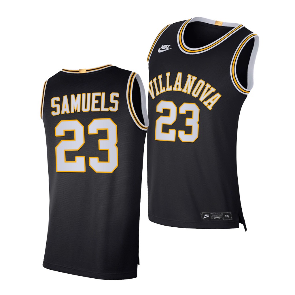 Villanova Wildcats Jermaine Samuels #23 Navy Elite Jersey 2021-22 Retro Limited