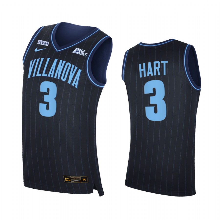 Villanova Wildcats Josh Hart Navy 2020-21 Big East College Jersey