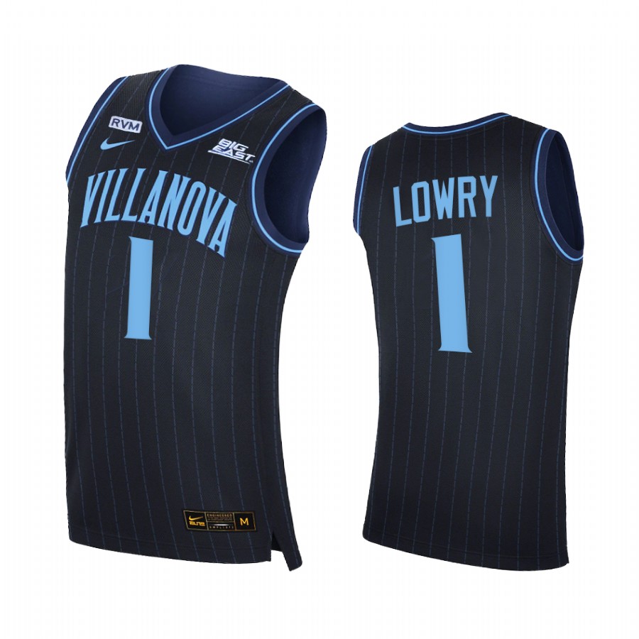 Villanova Wildcats Kyle Lowry Navy 2020-21 Big East College Jersey