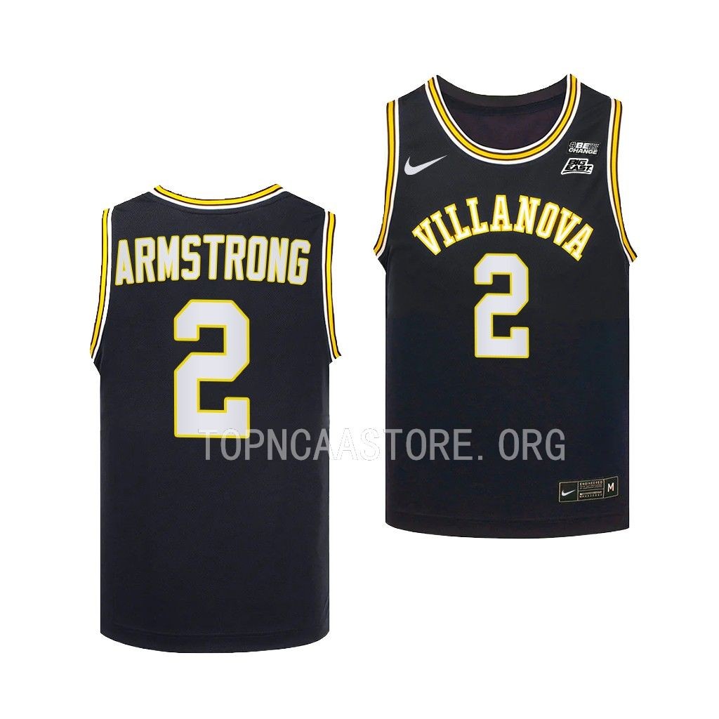 Villanova Wildcats Mark Armstrong 70s Retro Jersey Youth Navy