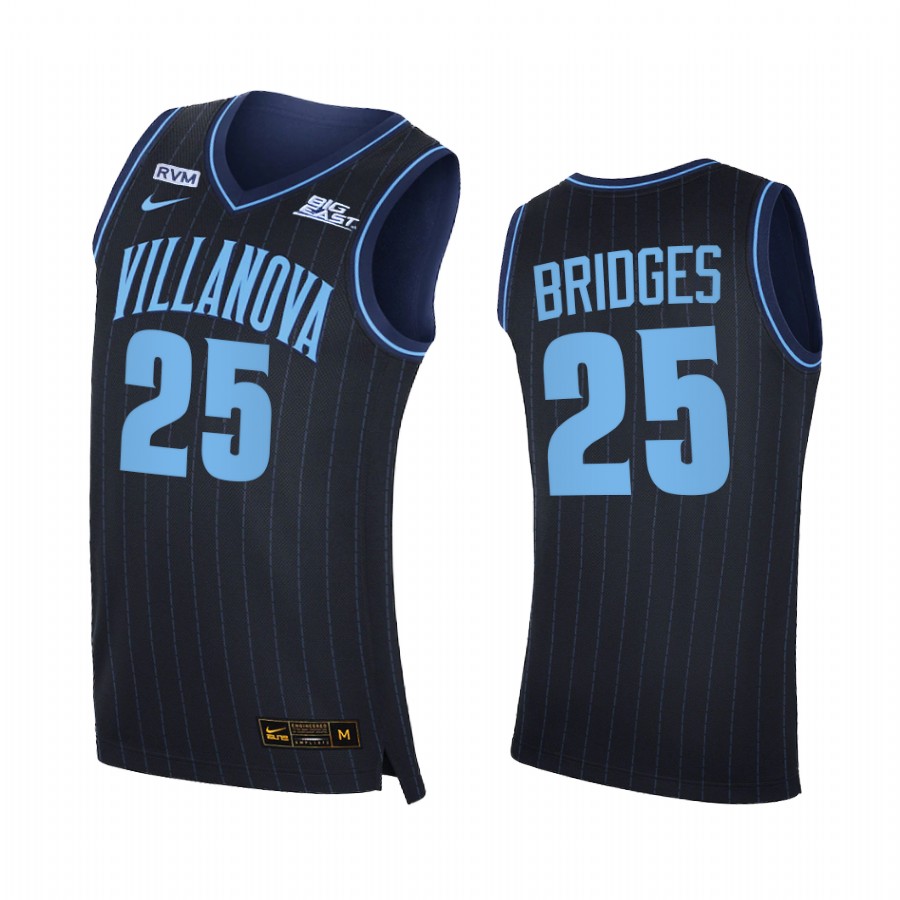 Villanova Wildcats Mikal Bridges Navy 2020-21 Big East College Jersey
