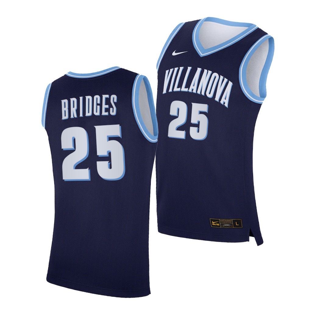 Villanova Wildcats Mikal Bridges Navy College Jersey
