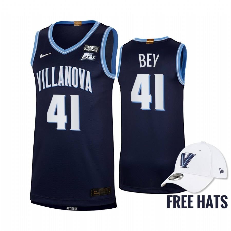 Villanova Wildcats Saddiq Bey Jersey Elite Navy NBA Alumni Uniform