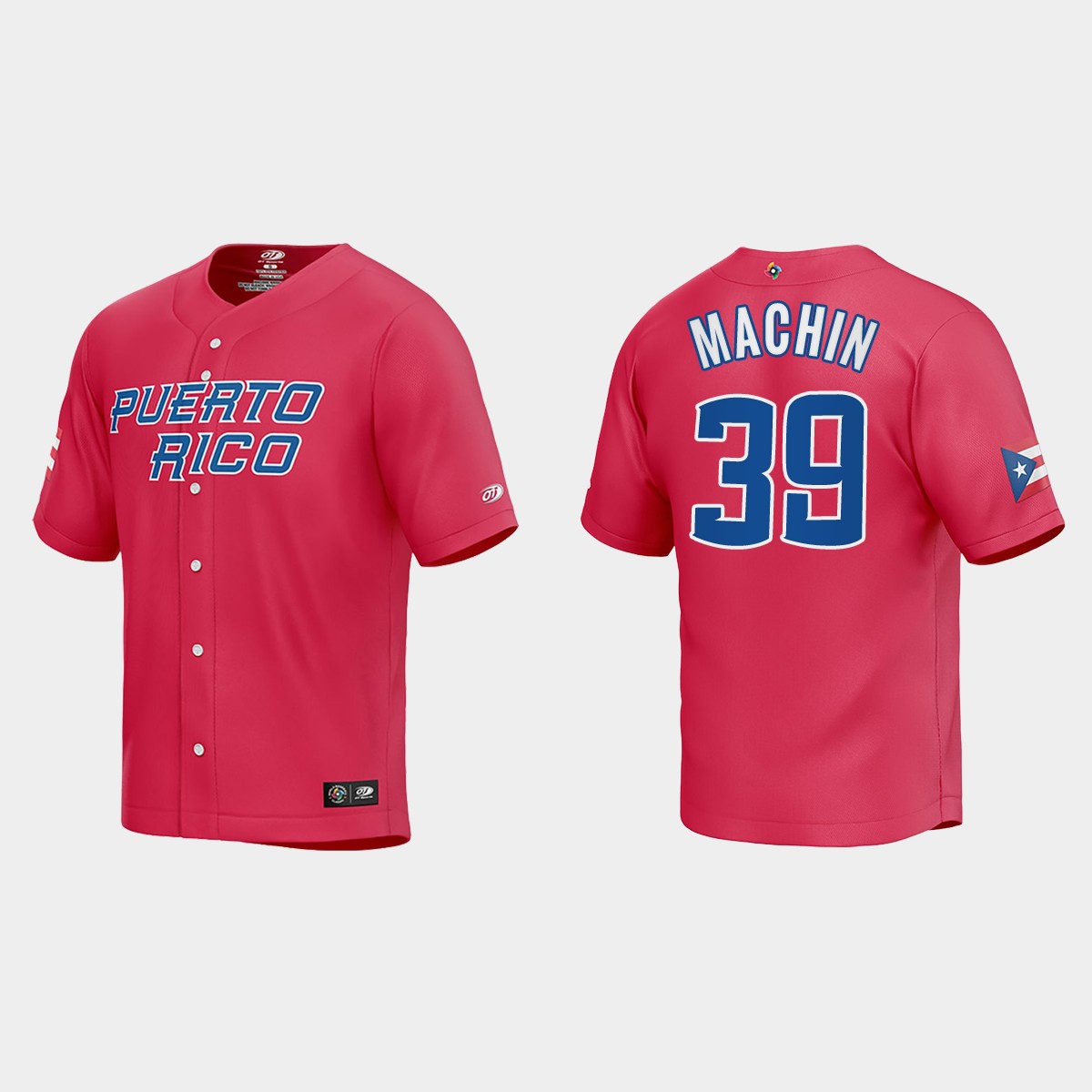 Vimael Machin Puerto Rico 2023 World Classic Jersey - Red