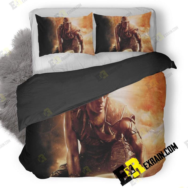 Vin Diesel Riddick Movie 3D Customized Duvet Cover Bedding Set