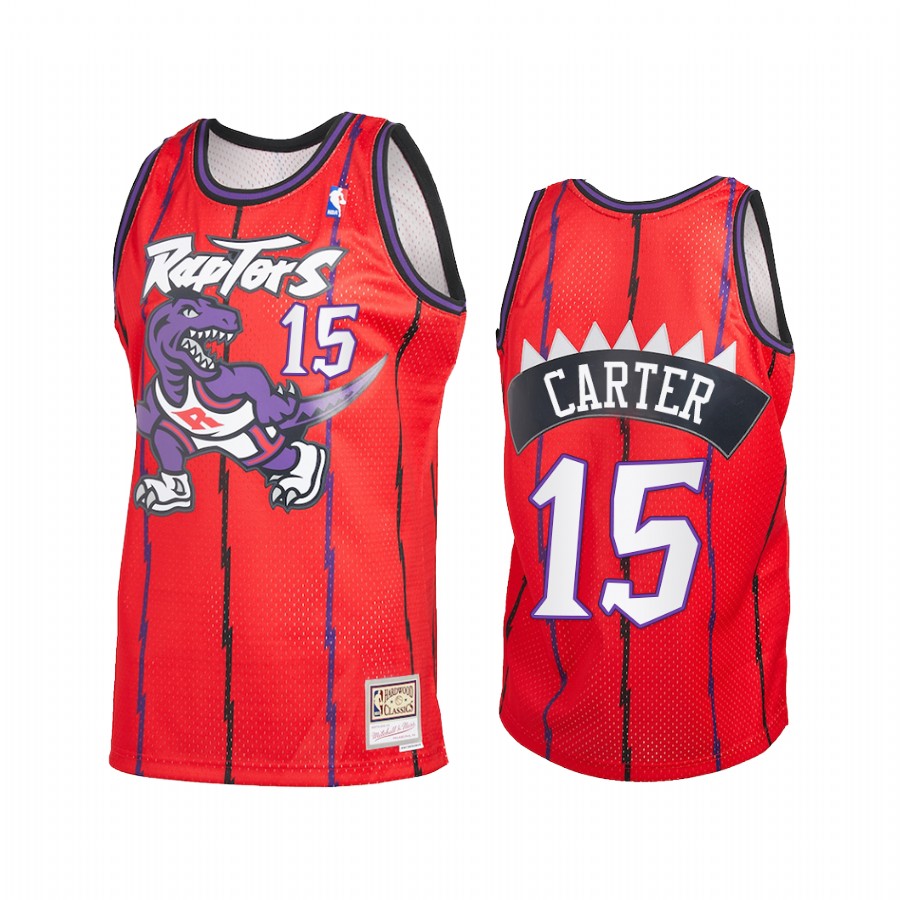 Vince Carter #15 Toronto Raptors 2021 Reload 2.0 Jersey Red