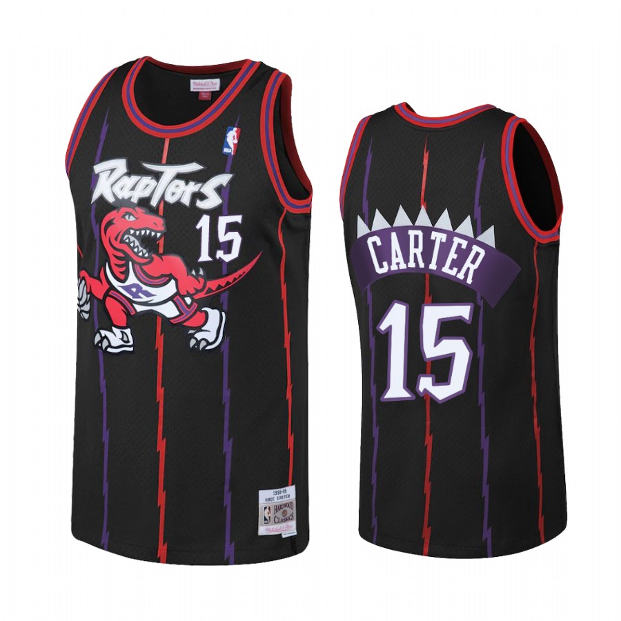 Vince Carter #15 Toronto Raptors Black Reload Jersey