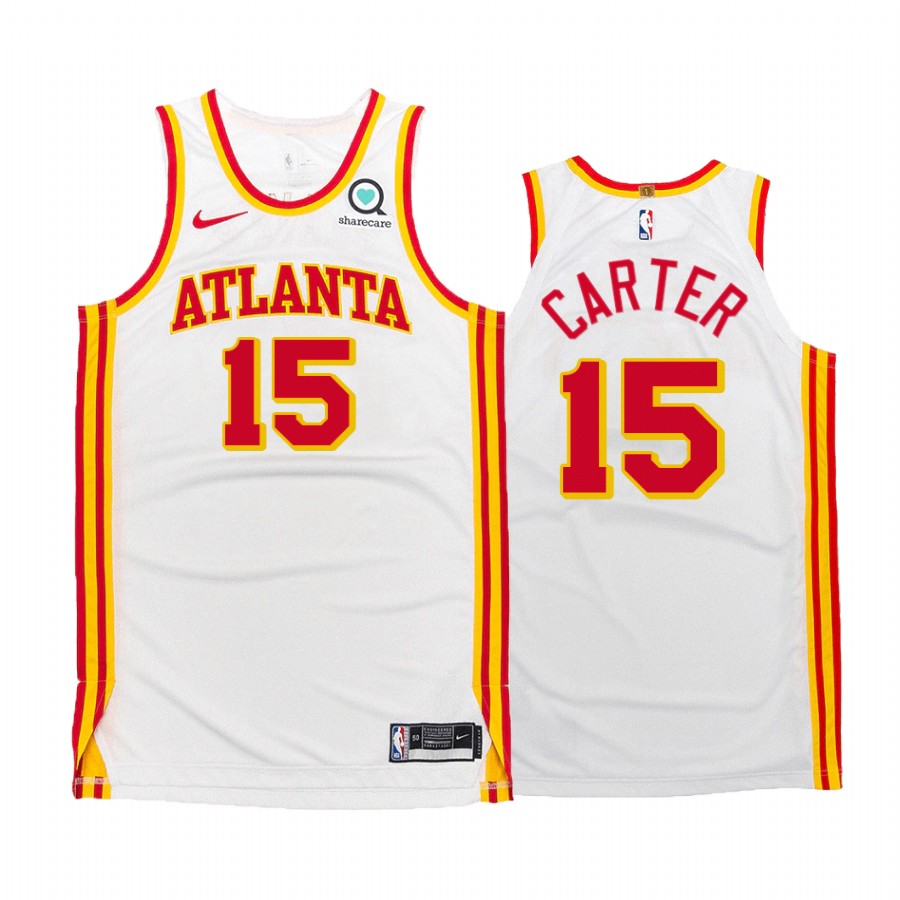 Vince Carter Atlanta Hawks White Association 2020-21 Jersey