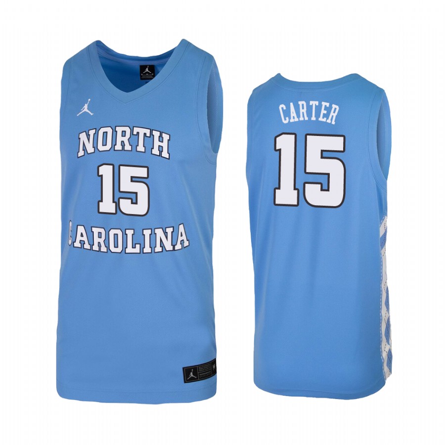 Vince Carter North Carolina Tar Heels #15 College Jersey - Carolina Blue