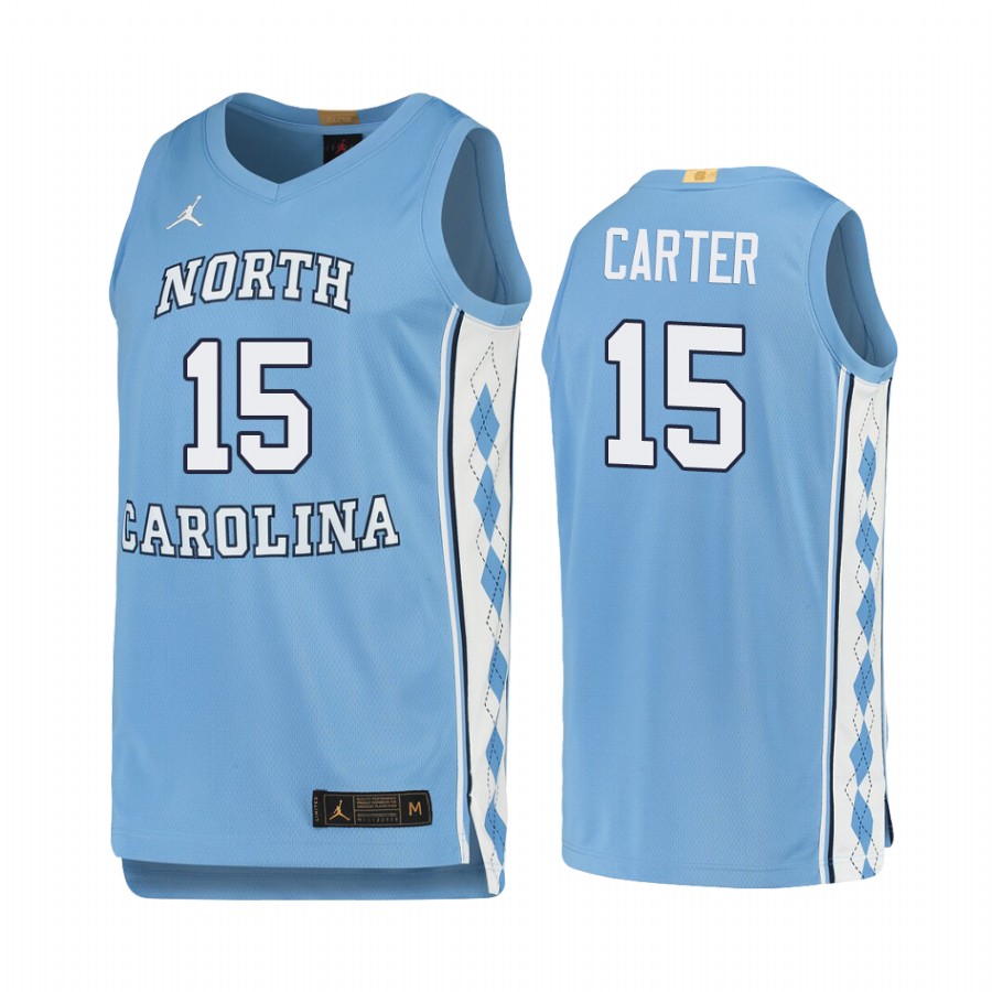 Vince Carter North Carolina Tar Heels #15 Limited College Jersey - Carolina Blue