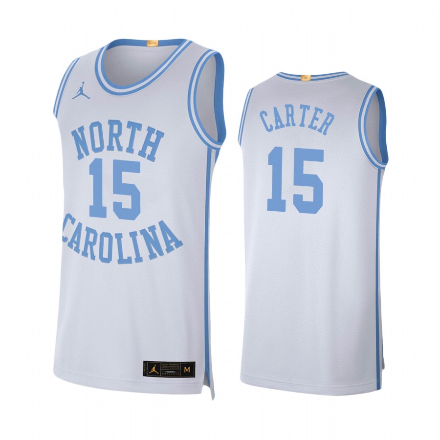 Vince Carter North Carolina Tar Heels #15 Retro Limited College Jersey - White