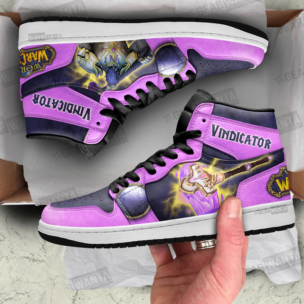 Vindicator World of Warcraft JD Sneakers Shoes For Fans, Air Jordan Hightop