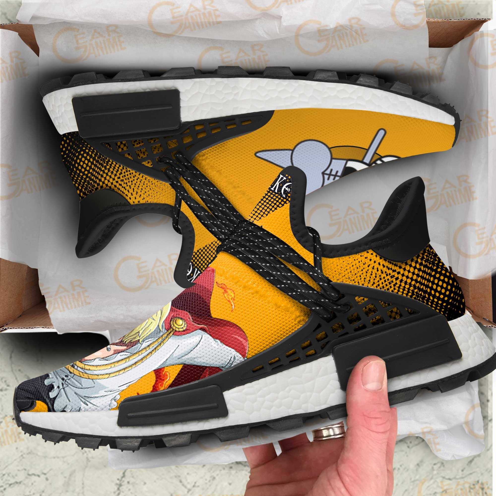Vinsmoke Sanji Shoes One Piece Anime Shoes, NMD Shoes