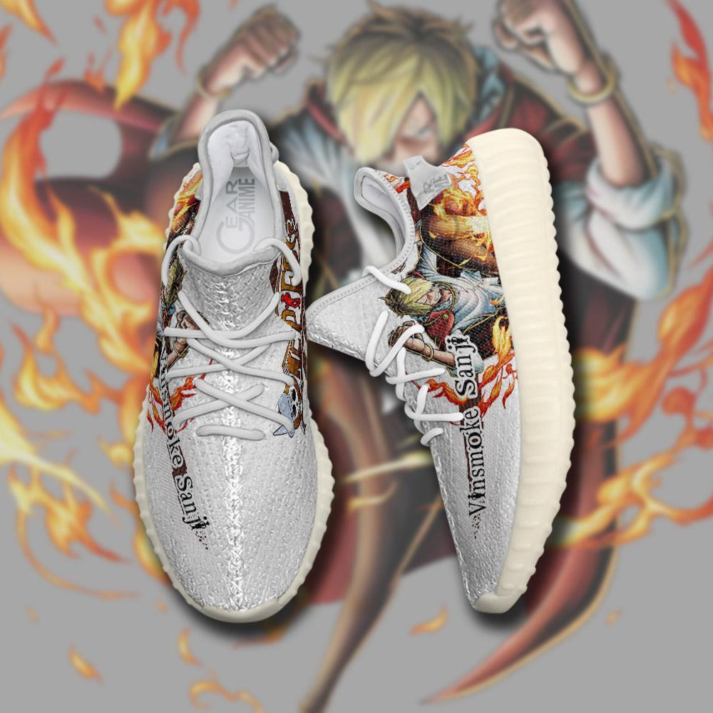 Vinsmoke Sanji Shoes One Piece Custom Anime Sneakers TT10