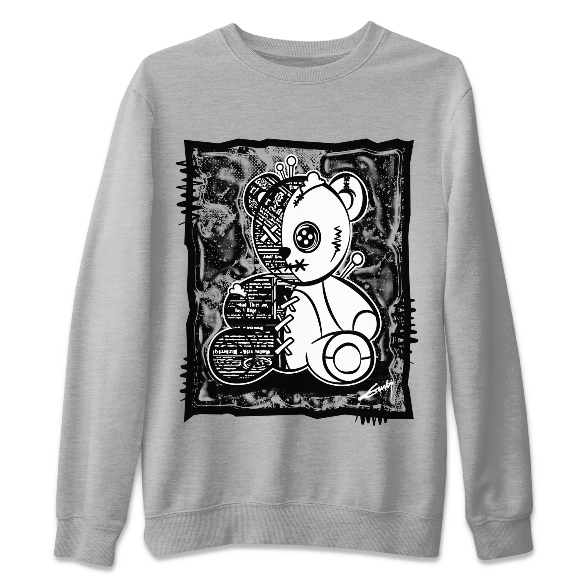 Vintage Bear Unisex Sweater – Air Jordan 1 Homage, Sneakers Matching Sweater