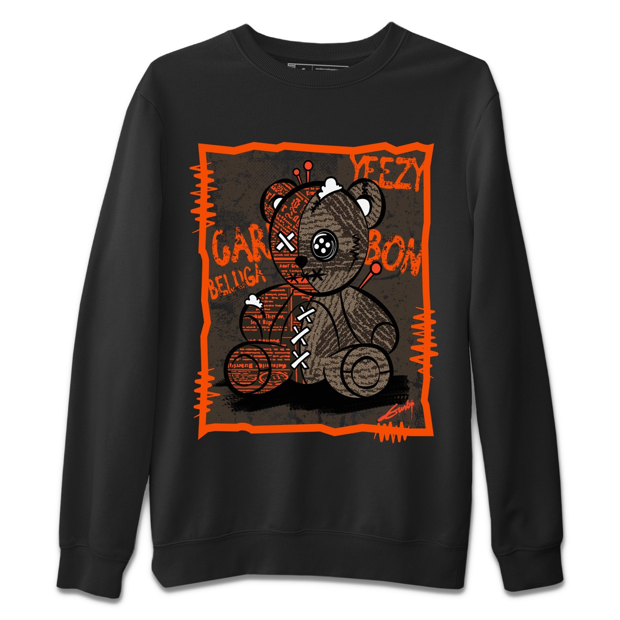 Vintage Bear Unisex Sweater – Yeezy 350 Carbon Beluga, Sneakers Matching Sweater