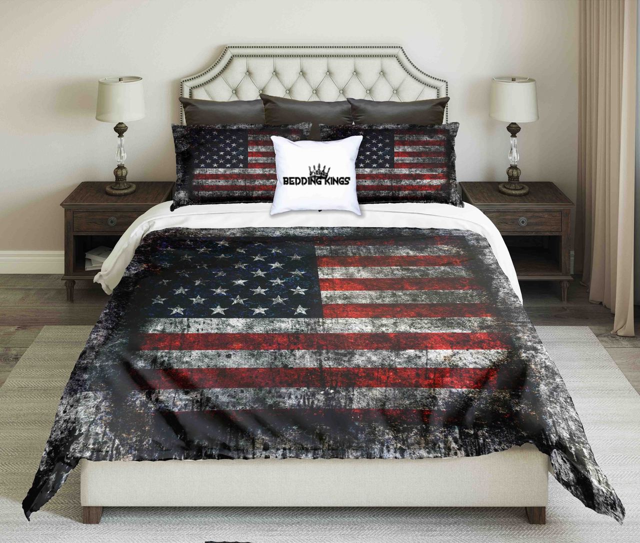 Vintage Design Usa Fag Kings 3D Customized Duvet Cover Bedding Set