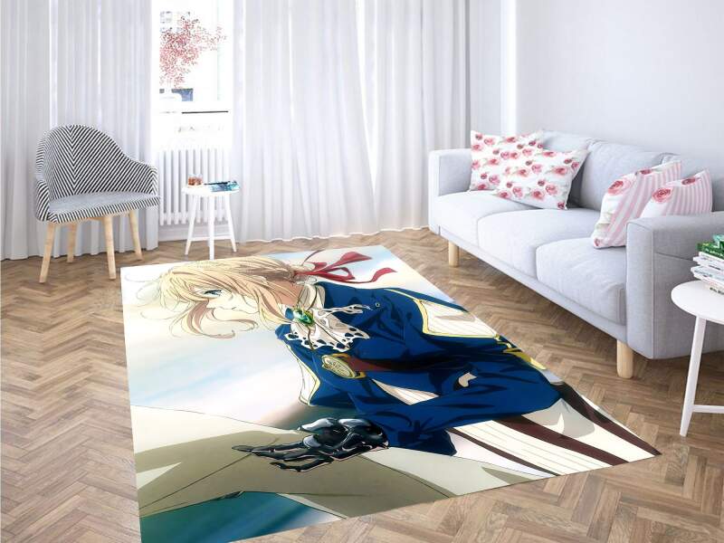 Violet Evergarden Anime Carpet Rectangle Rug