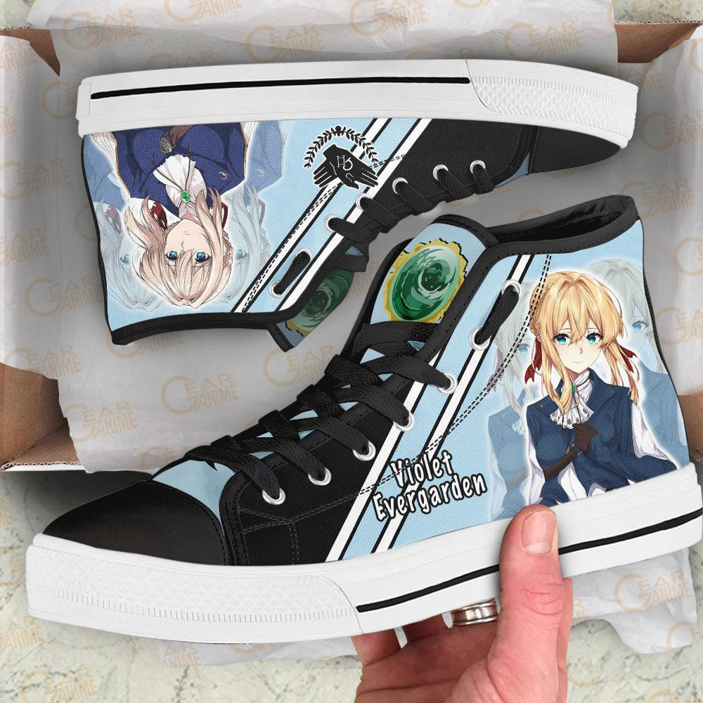 Violet Evergarden High Top Shoes Custom Anime Sneakers