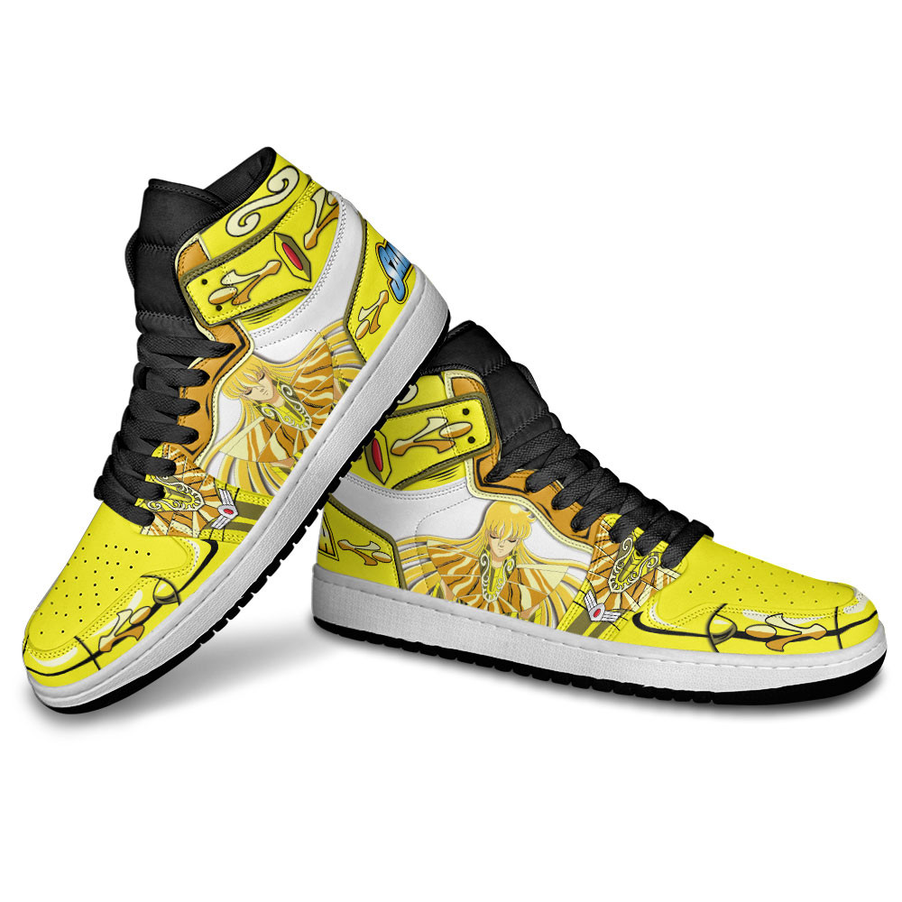 Virgo Shaka JD1s Sneakers Saint Seiya Anime Shoes, Air Jordan Hightop