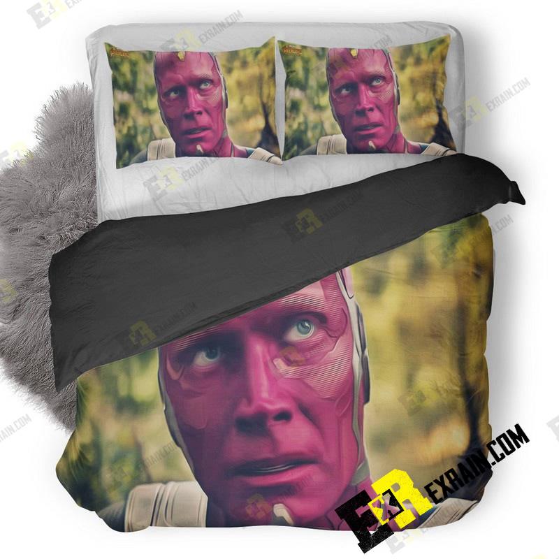 Vision In Avengers Infinity War 3D Customized Duvet Cover Bedding Set