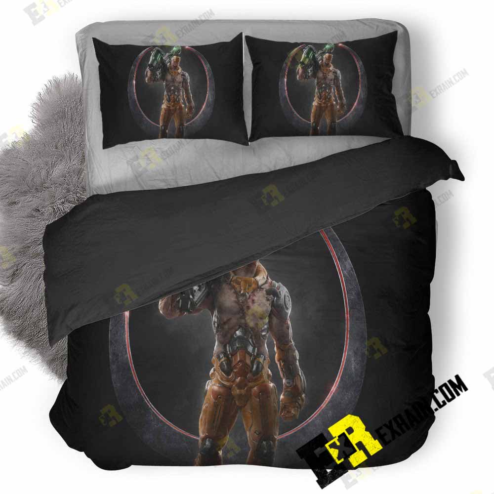 Visor Quake Champions Ap 3D Customized Duvet Cover Bedding Set