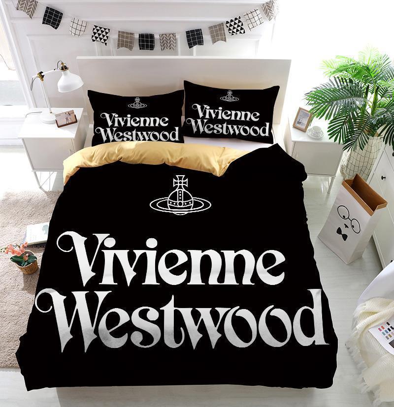 Vivienne Westwood Logo Custom 3D Customized Duvet Cover Bedding Set