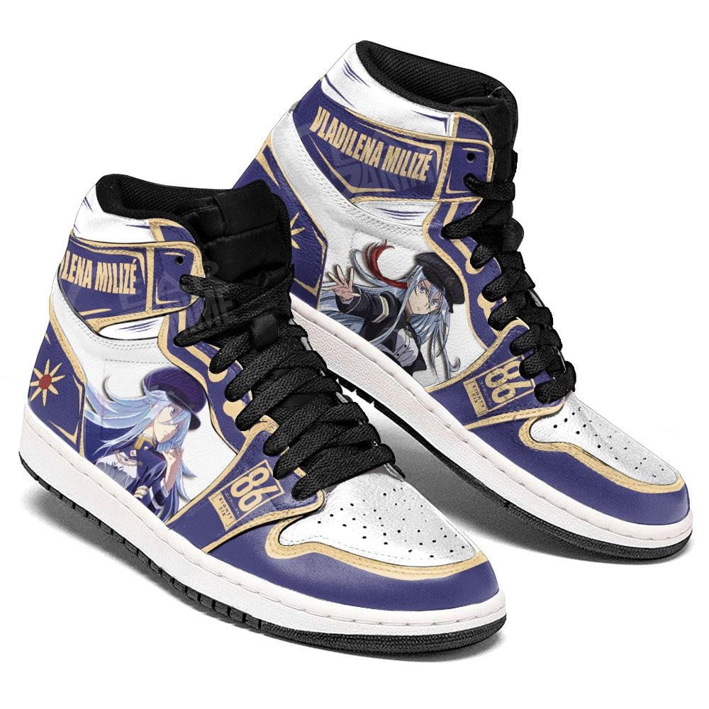 Vladilena Milize JD1s Sneakers Anime 86 Eighty Six Shoes, Air Jordan Hightop