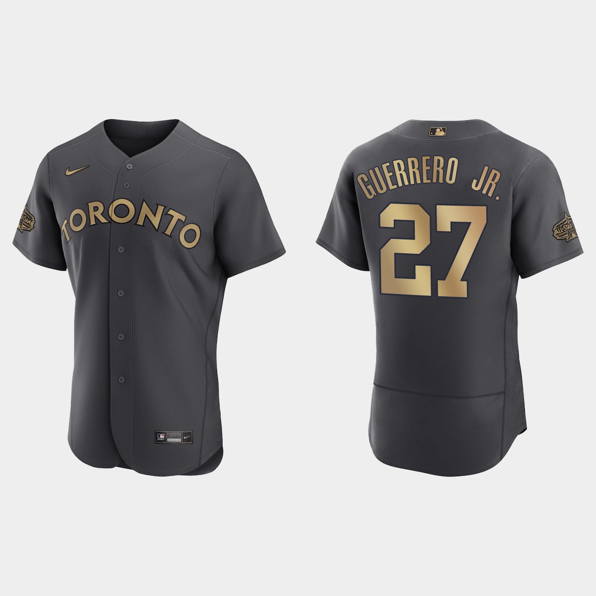 Vladimir Guerrero Jr. Toronto Blue Jays 2022 MLB All-Star Game Jersey - Charcoal
