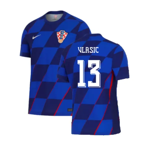 Vlasic Men's Croatia 2024 Stadium10624 Away Soccer Jersey