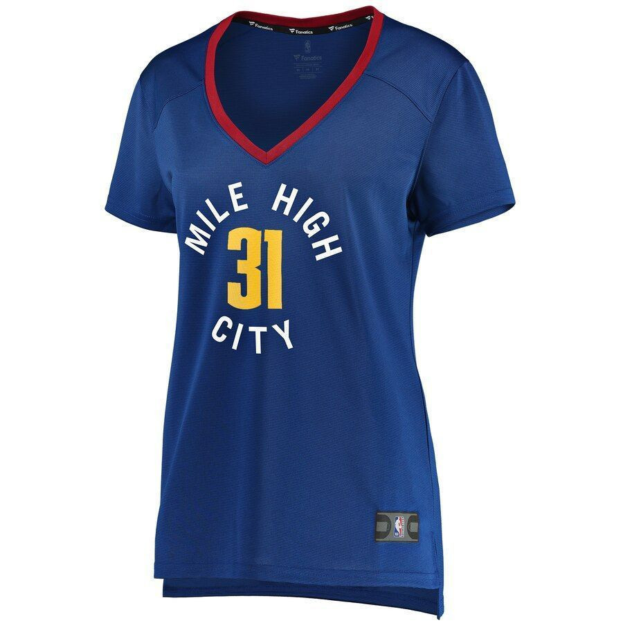 Vlatko Cancar Denver Nuggets Women’s Fast Break Jersey Blue – Statement Edition