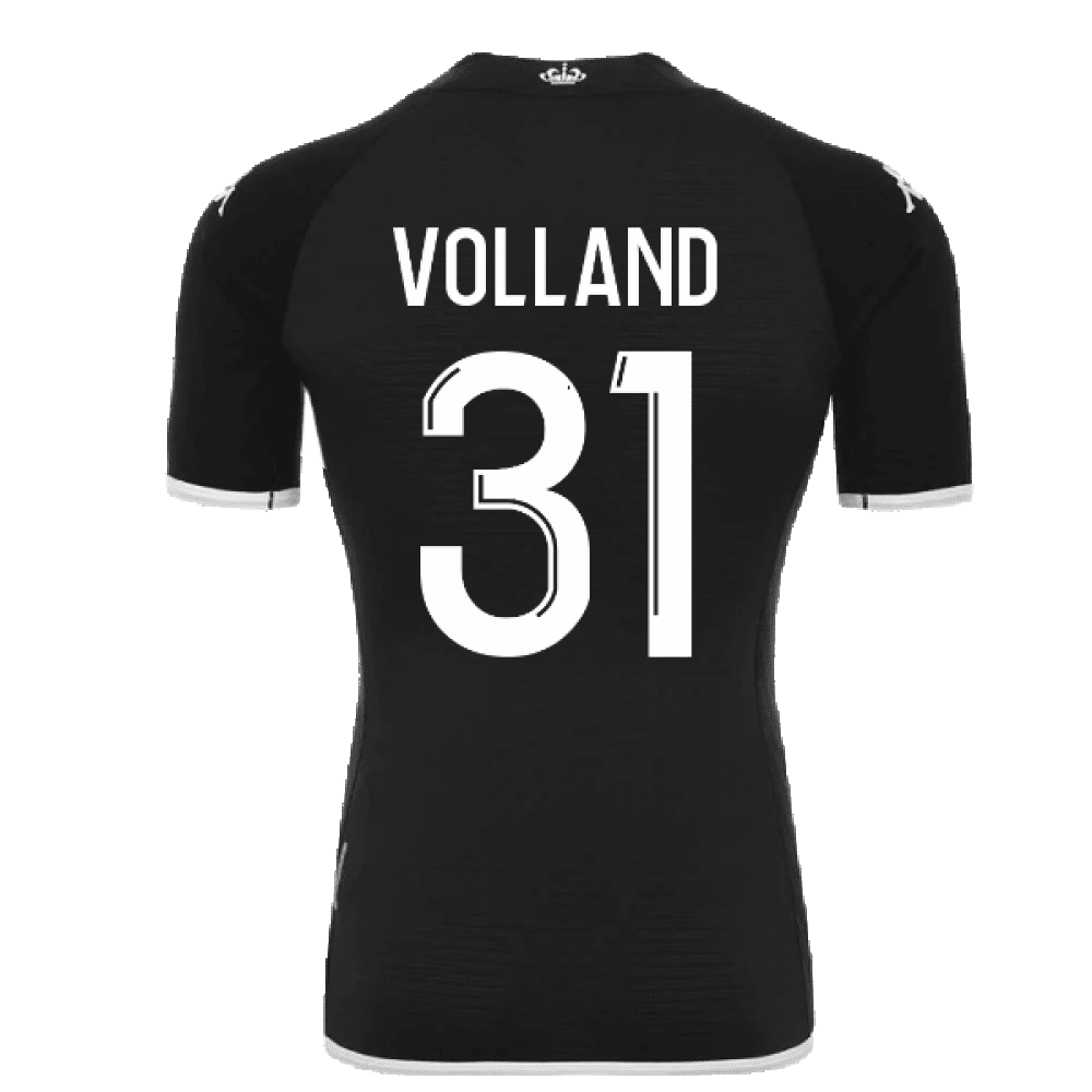 Volland 31 AS Monaco 2022/23 Away Player Soccer Jersey – Black