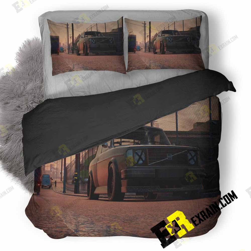 Volvo Need For Speed Bi 3D Customized Duvet Cover Bedding Set
