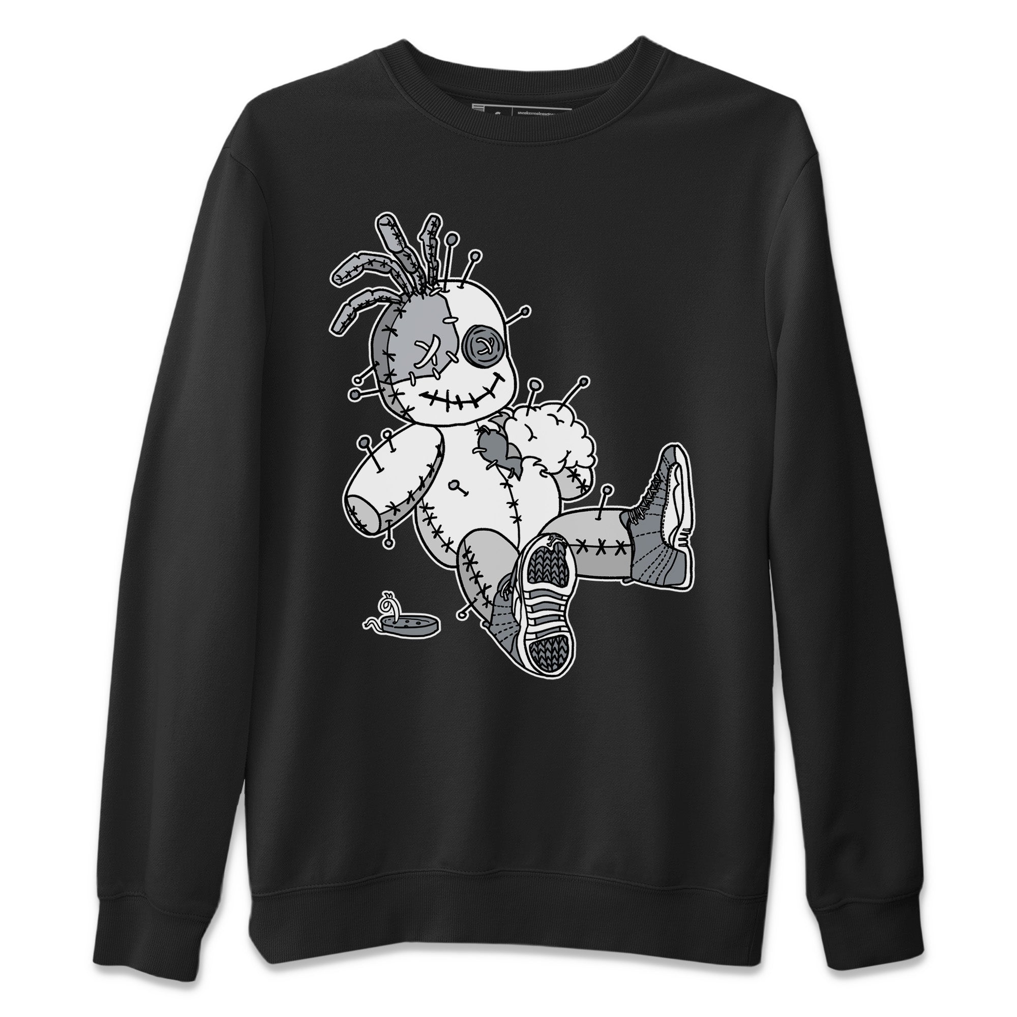 Voodoo Doll Unisex Sweater – Air Jordan 12 Stealth, Sneakers Matching Sweater
