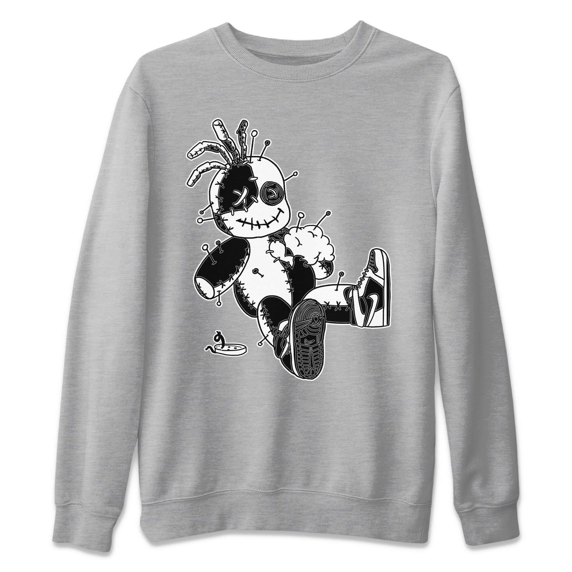 Voodoo Doll Unisex Sweater – Air Jordan 1 Homage, Sneakers Matching Sweater