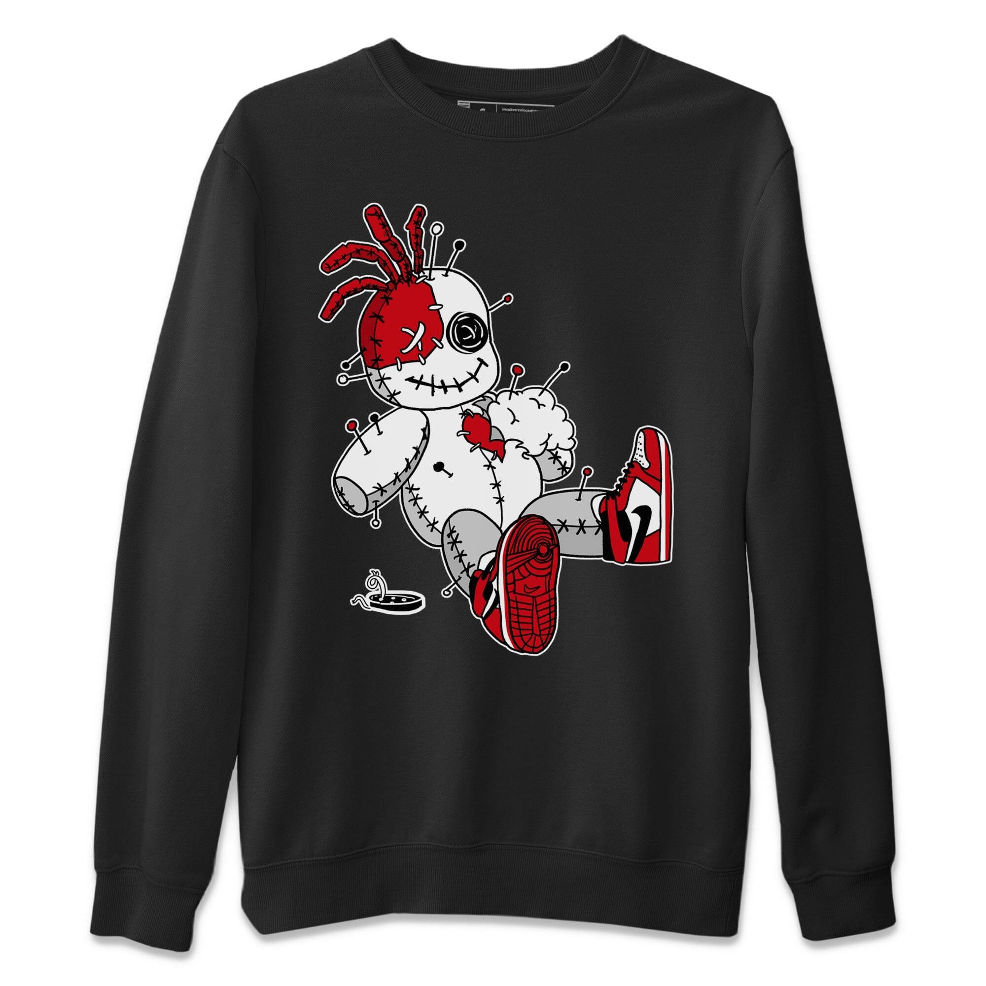 Voodoo Doll Unisex Sweater – Air Jordan 1 Lost & Found, Sneakers Matching Sweater