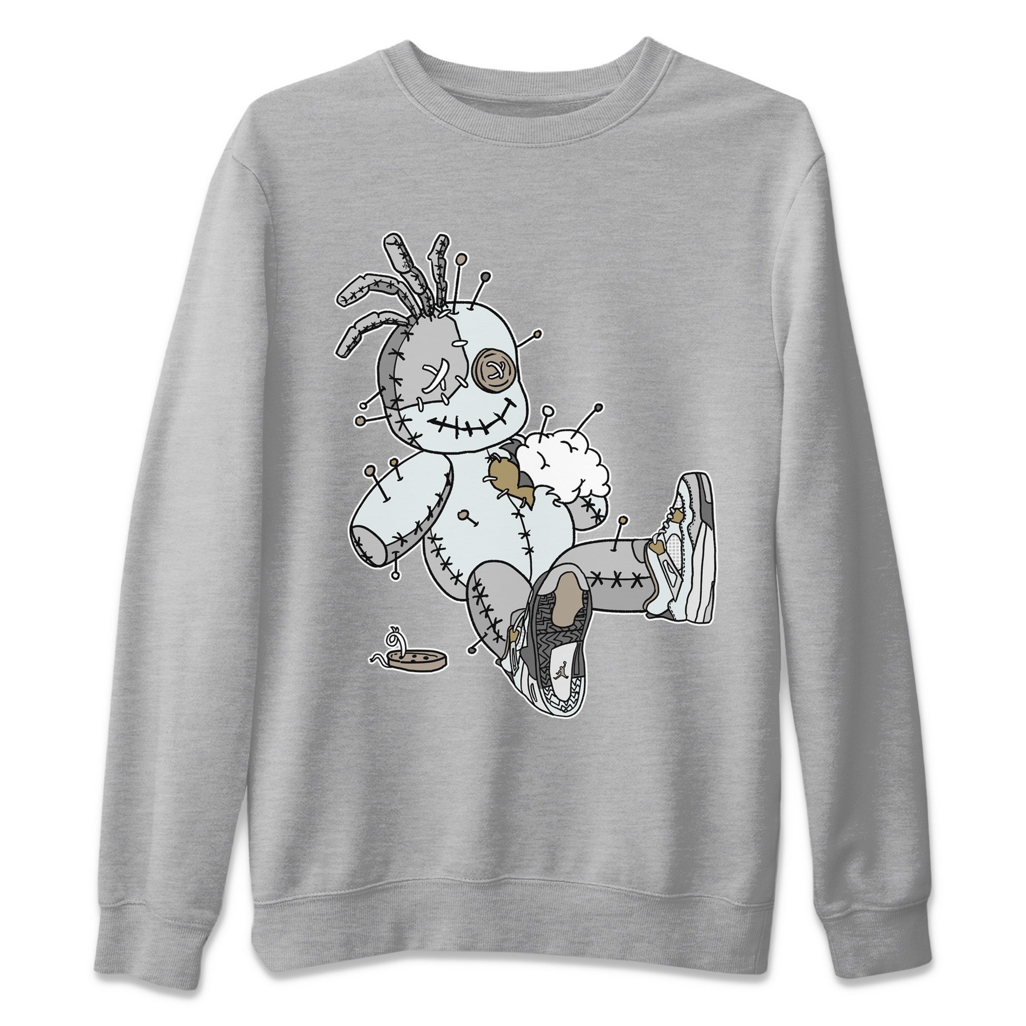 Voodoo Doll Unisex Sweater – Air Jordan 4 Craft, Sneakers Matching Sweater