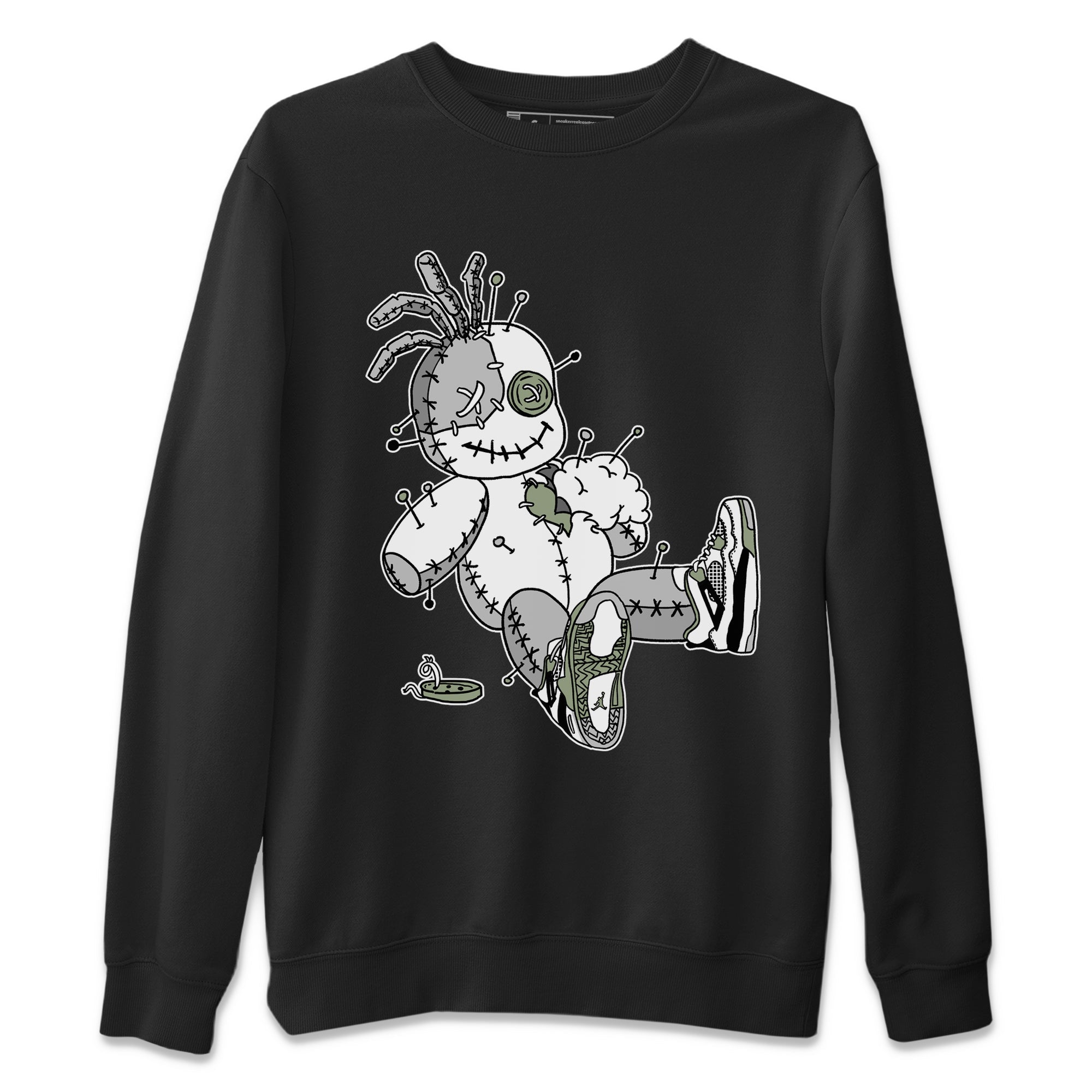 Voodoo Doll Unisex Sweater – Air Jordan 4 Seafoam, Sneakers Matching Sweater