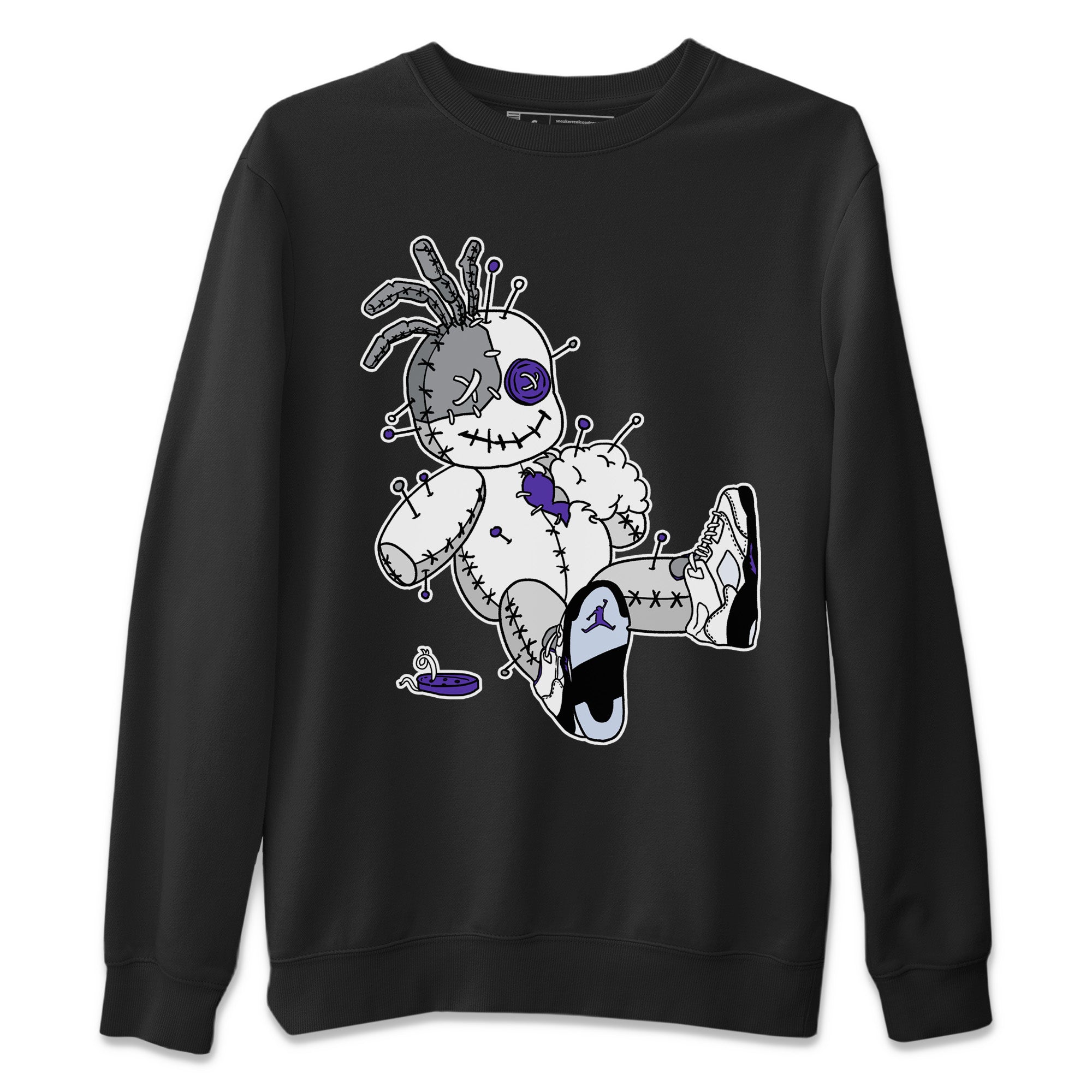 Voodoo Doll Unisex Sweater – Air Jordan 5 Concord, Sneakers Matching Sweater