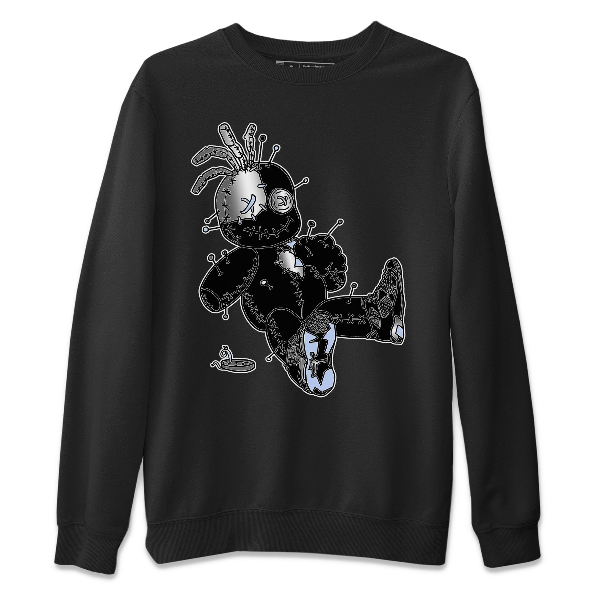 Voodoo Doll Unisex Sweater – Air Jordan 6 Chrome, Sneakers Matching Sweater