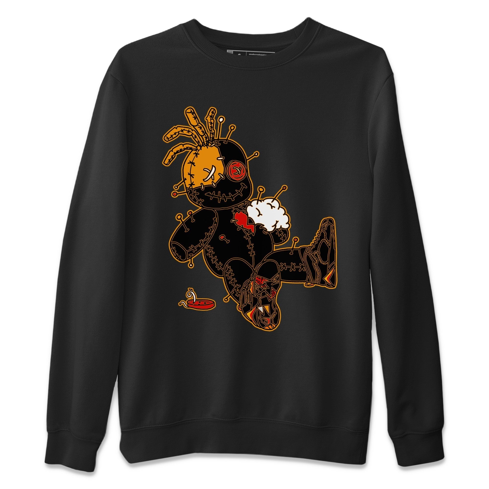 Voodoo Doll Unisex Sweater – Air Jordan 7 Citrus, Sneakers Matching Sweater