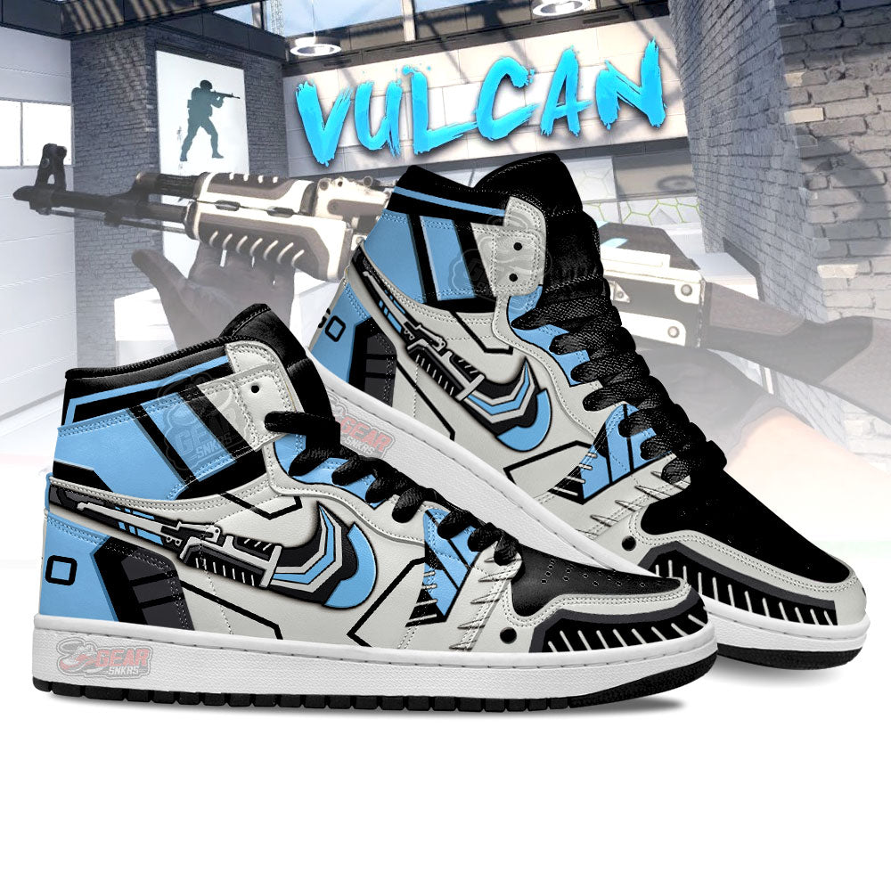 Vulcan Counter-Strike Skins JD Sneakers Shoes For Fans, Air Jordan Hightop