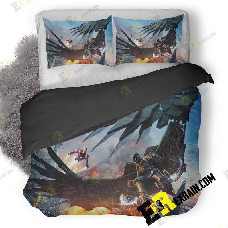 Vulture And Iron Man Spiderman Homecoming Chinese Ol 3D Customized Duvet Cover Bedding Set