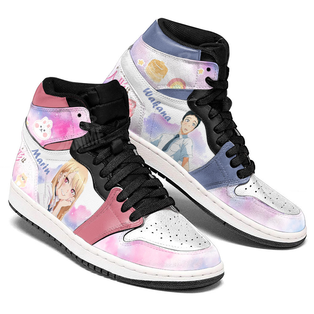 Wakana and Marin JD1s Sneakers My Dress-Up Darling Anime Shoes, Air Jordan Hightop